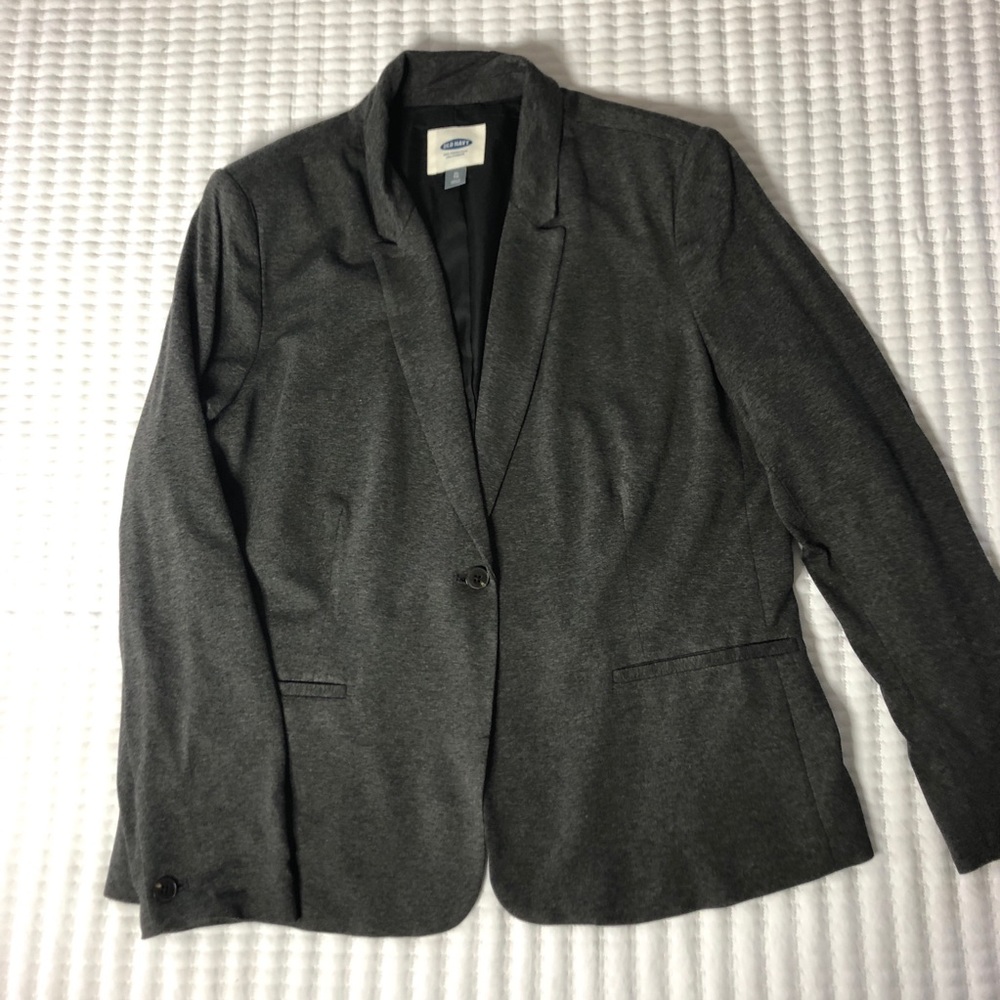 Old Navy Charcoal Gray Phoebe Blazer Size XL